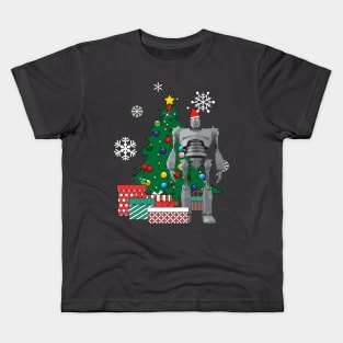 Iron Giant Around The Christmas Tree Kids T-Shirt